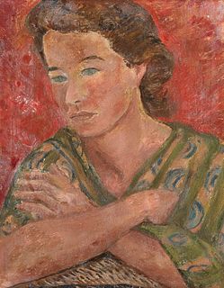 Agnes Martin, Portrait of Daphne Vaughn