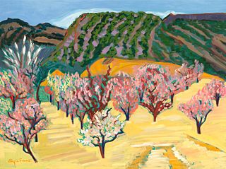Alyce Frank, Flowering Peach Trees