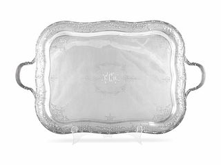 An American Silver Serving Tray