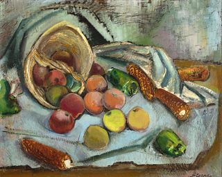 Maurice Sterne, Peaches, Peppers and Corn