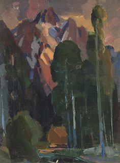 Ralph Meyers, Untitled (Mountain Landscape)