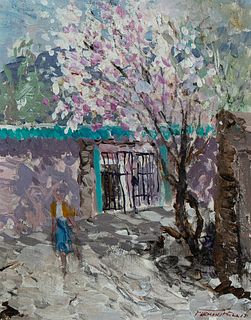 Fremont Ellis, Apple Blossoms, 1962