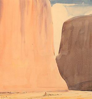 Gerard Curtis Delano, Canyon Country (Canyon de Chelly), 1950