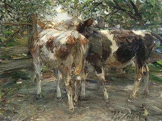Johann Heinrich Von Zugel, Untitled (Two Cows)