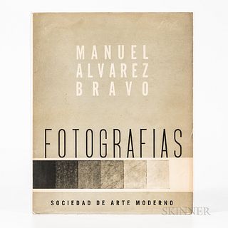 Bravo, Manuel Alvarez (1902-2002) Fotografias. Mexico: Sociedad de Arte Moderno, 1945. First edition, quarto, printed paper wrapper, il