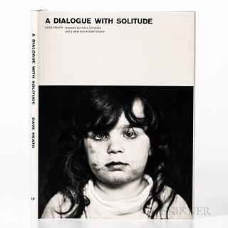 Heath, Dave (1931-2016) Dialogue with Solitude, Signed. Toronto: Lumiere Press, 2000. Folio, publisher's gray cloth boards and pictoria