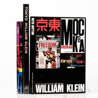 Klein, William (1928-) Three Works. Rome: The City and Its People, New York: The Viking Press, 1959, first American edition, publisher'