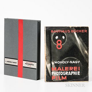Moholy-Nagy, Laszlo (1895-1946) Malerei Photographie Film. Munchen: A. Langen, 1925. First edition, printed pictorial wrapper illustrat
