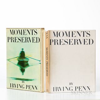 Penn, Irving (1917-2009) Moments Preserved. Eight Essays in Photographs and Words, Signed. New York: Simon and Schuster, 1960. First ed