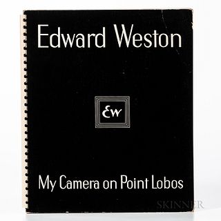 Weston, Edward (1886-1958) My Camera on Point Lobos. Boston: Yosemite National Park and Houghton Mifflin, 1950. First edition, spiral-b