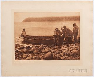 Ten Edward Sheriff Curtis Diomede Photogravures, c. 1914 to 1928. From Curtis' seminal work The North American Indian, including three