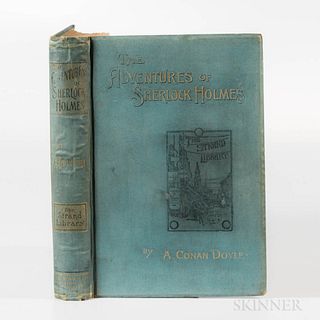 Doyle, Sir Arthur Conan (1859-1930) The Adventures of Sherlock Holmes, First Edition. London: George Newnes, 1892. First issue, with mi