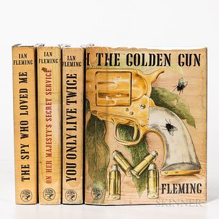Fleming, Ian (1908-1964) Four First Edition Works. London: Jonathan Cape, 1962-1965. Four first edition octavo volumes in pictorial dus