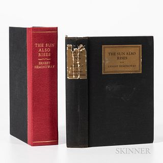 Hemingway, Ernest (1899-1961), The Sun Also Rises. New York: Charles Scribner's Sons, 1926. First Edition with date 1926 on title page