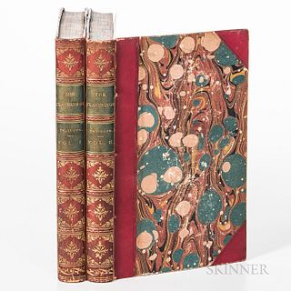 Trollope, Anthony (1815-1882), The Claverings. London: Smith, Elder, 1867. Octavo, two volumes, preferred first British edition, three-