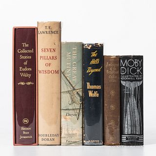 Six Literary Works. Lawrence, T.E. (1888-1935), Seven Pillars of Wisdom. New York: Doubleday, Doran & Company, 1935, with dust jacket,