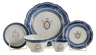 Two Blue Fitzhugh Plates and