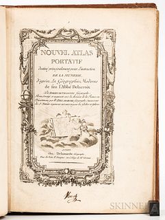 de Vaugondy, Robert (1688-1766) Nouvel Atlas Portatif destine principalement pour L'instruction de la Jeunesse. Paris: Chez Delamarche,