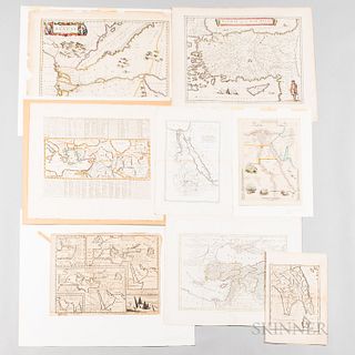 Seventy-two Maps of the Mediterranean, Asia Minor and The Ancient World, c. 1540-c. 1860. Collection of maps depicting predominantly th