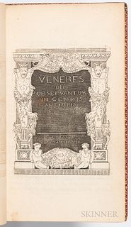 D'Hancarville, Pierre F. Hugues (1719-1805), Veneres Uti Observantur in Gemmis Antiquis: Veneres et Priapi. Lugd Batavorvm, c. 1800. Fu