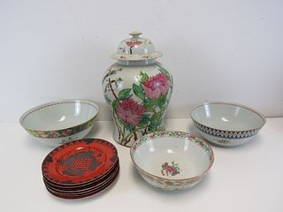 Lot Of Assorted Asian Porcelains.