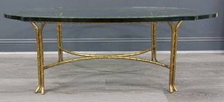 Bagues Quality Bronze Coffee Table With Shaped