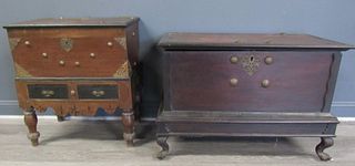 2 Antique Middle Eastern Trunks.
