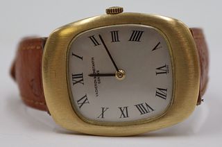 JEWELRY. Vacheron Constantin 18kt Gold Watch.