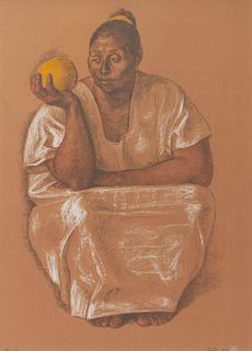 Francisco Zuniga
(Mexican, 1912-1998)
Mujer con Naranja, 1974