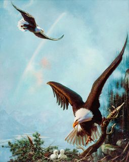 M.C. Poulsen
(American, b. 1953)
Eagles on the Southfork