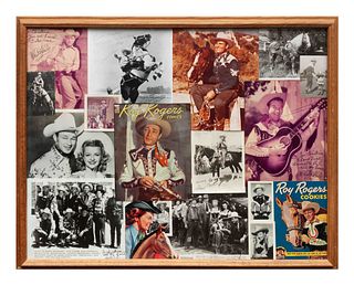 Monte Hale, Gene Autry and Roy Rogers Memorabilia
29 x 34 inches and 24 x 30 inches framed