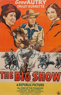 Vintage Movie Poster, The Big Show, Featuring Gene Autry
24 x 38 inches