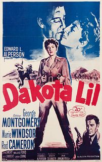 Vintage Movie Poster, Dakota Lil 
37 x 26 inches