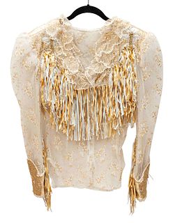 Three Lace and Lame-Fringe Women's Rodeo Shirts