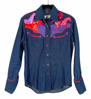 Four Embellished Women's Rodeo Shirts