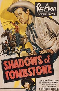 Vintage Movie Poster, Shadows of Tombstone
38 x 25 inches