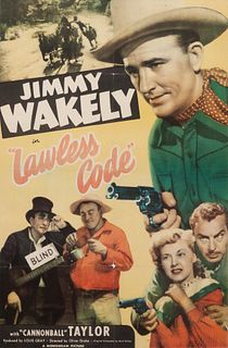 Vintage Movie Poster, Lawless Code
38 x 24 inches
