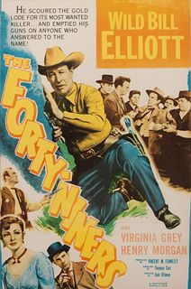 Vintage Movie Poster, The Forty-Niners
37 x 24 inches