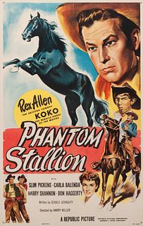 Vintage Movie Poster, Phantom Stallion
40 x 26 inches