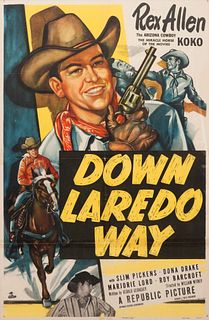 Vintage Movie Poster, Down Laredo Way
39 x 25 inches