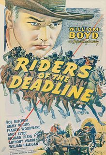 Vintage Movie Poster, Riders of the Deadline
38 x 25 inches