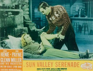 Vintage Movie Poster, Sun Valley Serenade 
10 x 12 inches