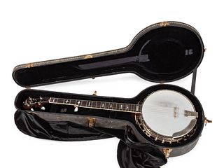 Gibson Mastertone Banjo in Original Case
banjo in case height 5 x width 16 x length 40 inches