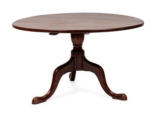 Queen Anne Style Tea Table
Height 20 inches, diameter 32 1/2 inches