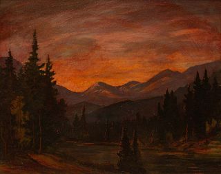 David Stirling
(American, 1887-1971)
Colorado Sunset, 1948