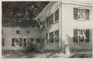 Stow Wengenroth
(American, 1906-1978)
A group of four prints (Country House, Wiscasset, Maine, 1953; Down East, Port Clyde, Maine, 1958; Season's End;