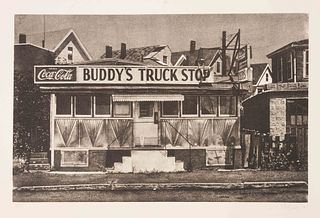 John Baeder
(American, b. 1938)
Buddy's Truck Stop and Chateau Diner 