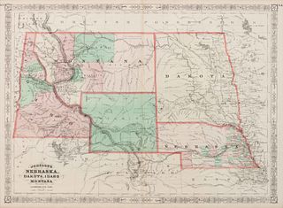 Four Maps of Idaho
largest 20 1/4 x 16 inches