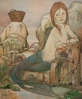 Philippe Noyer
(French, 1917-1985)
Mermaid, 1963