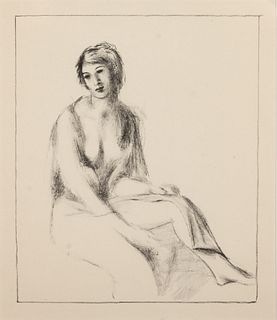 Willard Nash
(American, 1898-1942)
Seated Nude